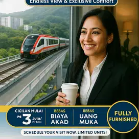 Ruang Usaha Luar Dalam Apartemen Selangkah Stasiun LRT Ciracas Jakarta