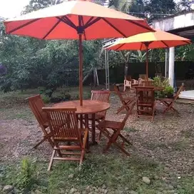 kursi cafe,bangku outdoor,meja makan lipat,tenda waterproff,payung
