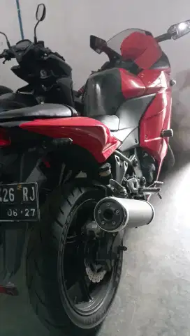 Ninja karbu 250 plat AB. Aki baru. Ban tebal. Pajak baru plat 2027