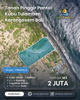 Dijual Tanah Strategis di karangasem Kubu Tulamben Bali