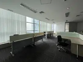 Disewakan Ruang Kantor APL Office, Jakbar Furnished Luas166,7m2