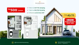 Rumah 455 Juta SHM Ready Sleman Yogyakarta