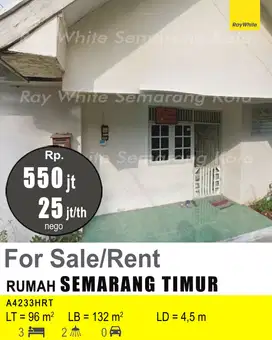 DIJUAL RUMAH DI SEMARANG TIMUR A4233