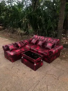 SOFA L KANCING / SOFA RUANG TAMU
