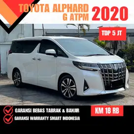 [TDP 5 JUTA] Toyota Alphard G ATPM 2020