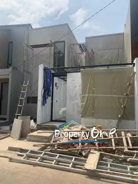 Dijual Rumah Baru On Progress Desain Modern Di Serpong Garden Dekat