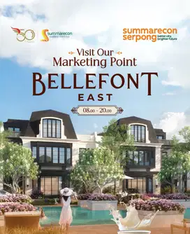 Dijual rumah Elit Bellefont East The Springs Summarecon Serpong