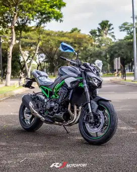 (Full Paper) Kawasaki Z900 Nik 2025 Warna Hitam KM 1 Perak