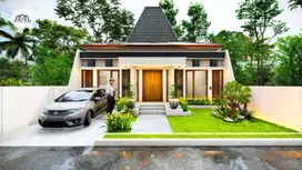 Villa Mewah Harga MURAH di SLEMAN, Bergayaya Etnik Modern