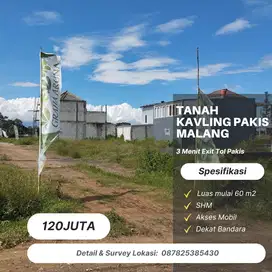 Kavling Murah dan Strategis  Asrikaton Pakis Malang, Harga Promo!