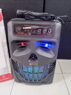 Speaker bluetooth karaoke 8,8 in