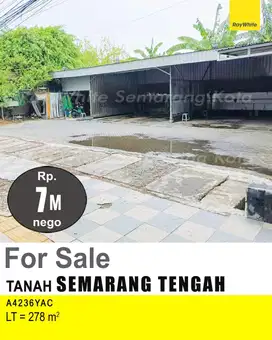 DIJUAL TANAH DI SEMARANG TENGAH A4236