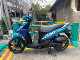 Suzuki Address 2015 Fi Biru