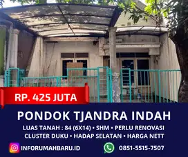 PONDOK TJANDRA 425 Juta‼️Jual TERMURAH Rumah 5 Jutaan/m2 Waru