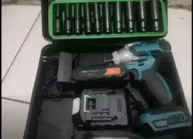 Mesin Impact Cordless fullset mulus