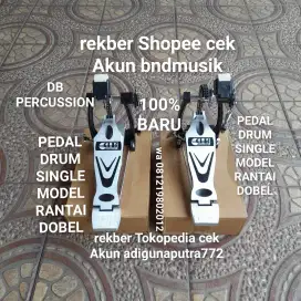 100%br TERMURAH DB PEDAL DRUM.RANTAI DOBEL