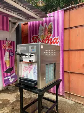 mesin ice crem lengkap 3 rasa