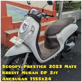 Scoopy Prestige 2023 Putih Doff Km20rb