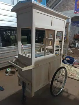 Gerobak Angkringan Bakso Mie Ayam PeceL Bubur Sate Martabak Ronde dlL