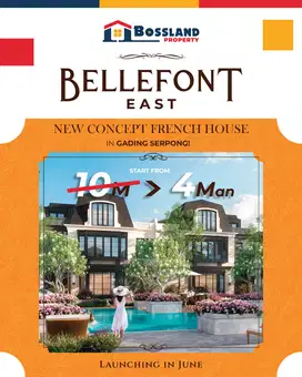 Dijual Rumah Sultan Harga MINIMALIS di Bellefont The Springs GS