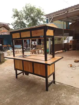 Gerobak Angkringan Bakso Mie Ayam PeceL Bubur Sate Martabak Ronde dlL