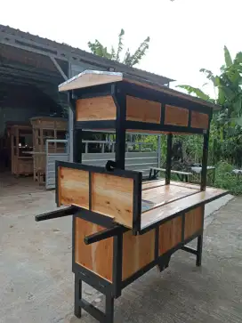 Gerobak Angkringan Bakso Mie Ayam PeceL Bubur Sate Martabak Ronde dlL