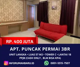 PUNCAK PERMAI 3BR‼️Apartemen Unit Langka Furnish Tower C