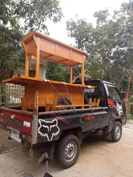 Gerobak Angkringan Bakso Mie Ayam PeceL Bubur Sate Martabak Ronde dlL