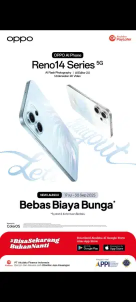 OPPO RENO 14 CICILAN 0%