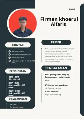 Saya firman sedang mencari pekerjaan