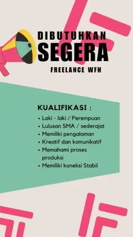 FREELANCE RUMAHAN