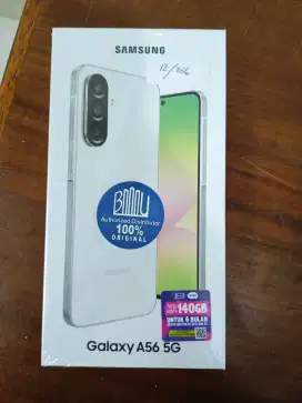 Dijual Samsung A56 12/256 GB, Dual sim  5G,, Garansi resmi. Ori. Nego