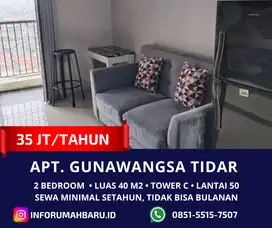 Gunawangsa Tidar 2BR ‼️ Apartemen Furnish Pusat Kota Siap Huni