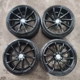 Velg Mobil VOSSEN Palang 10 Miring R18 Set Ban Ceper