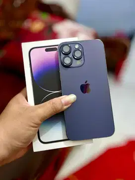 Iphone 14 Pro Max 256gb Deep Purple Fullset Original mulus