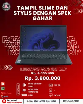 Lenovo V14 G3 Iap Intel Core I3 1215U Ram 8 GB Ssd 512