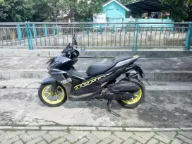 Aerox 2022 connected plat panjang mesin halus