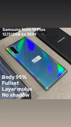 Samsung Note 10 Plus 12/512GB Aura glow ex sein/resmi