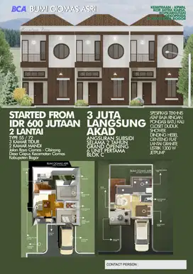 Cluster murah di ciomas bogor