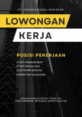 Lowongan Pekerjaan