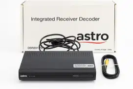 Decoder Astro DSR231/70 Non Fungsi Lengkap Dus Manual Kabel Remote