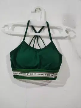 [Preloved] Sport Bra Wanita Hijau