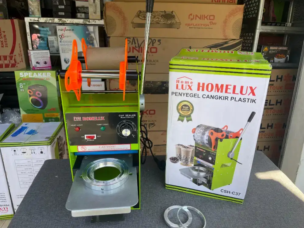 Baru merk HOMELUX mesin cup teh poci bisa sampai gelas besar 22 oz