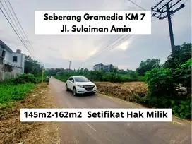 Tanah Km 7 Talang Buruk Seberang Gramedia: SHM
