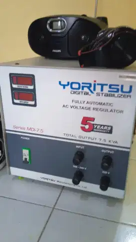 Stavol/stabilizer listrik digital MDi ,merk yoritsu 7,5 kva  -1phase
