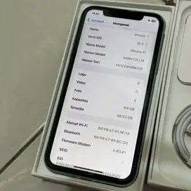 IPhone 11 64gb no minus/ex inter all provider fullset/BH:100