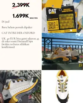 ORI Sepatu Cat Intruder Oxford
