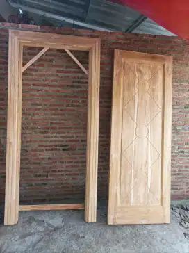 1set pintu jati