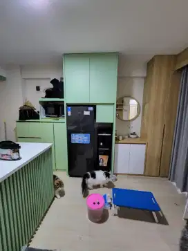Dijual Type 3BR Modif 2BR Furnished Tower Atas Mall Apt Bassura City