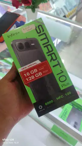 Infinix SMART 10 PLUS 8+8/128gb 6000maah baru spesial promo
